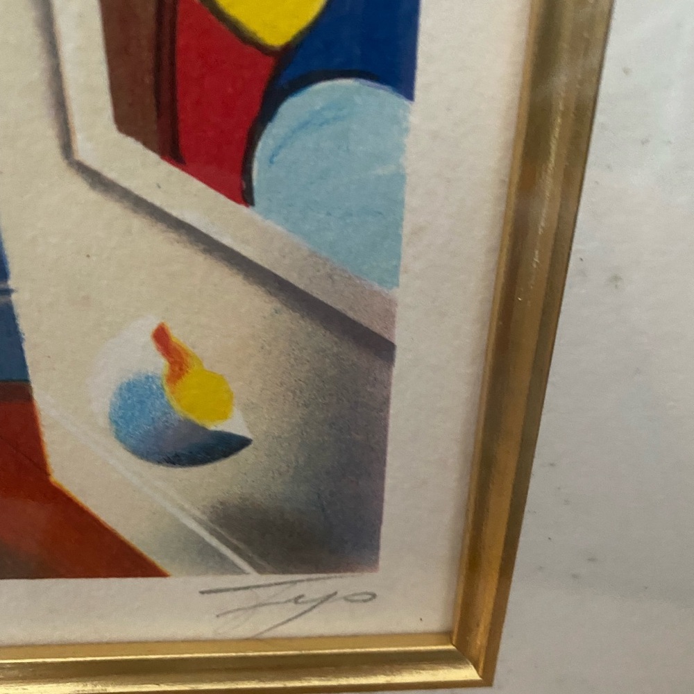 80’s Ferjo art surrealist numbered giclee surrealism art - Picture 3 of 3